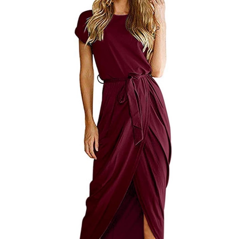 Wrap Dress with Slit